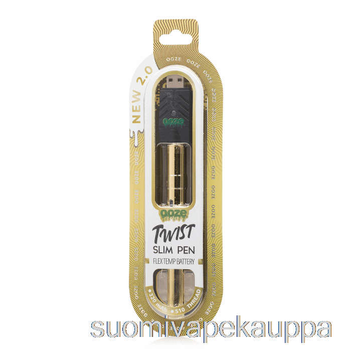 Vape Suomi Ooze Slim Twist Pen 2.0 Flex Temp Akku Onnenkulta